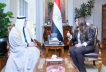 وزيرة التنمية المحلية تبحث تبادل الخبرات في حماية المحميات والحياة الفطرية.