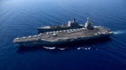 ترامب يدق طبول الح-رب وصول أكبر حاملة طائرات في العالم إلى البحر المتوسط