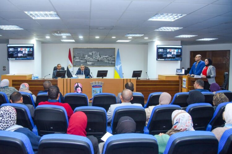 محافظ الإسكندرية يشهد ورشة عمل لبناء القدرات في مجال مرونة المدن الساحلية