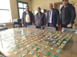 ضبط 250 بطاقة تموينية وتحرير محاضر فى حملة تموينية بمخابز كفر الزيات