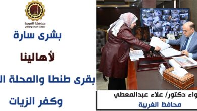 محافظ الغربية يعلن إعتماد المخططات الاستراتيجية لقرى طنطا والمحلة الكبرى وكفر الزيات 