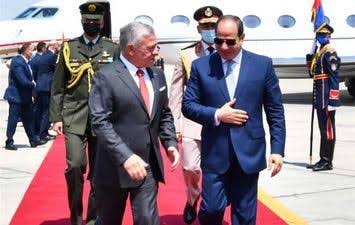 الرئيس السيسي والعاهل الأردني يؤكدان ضرورة التنفيذ الكامل لاتفاق وقف الحرب غزة