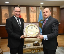 محافظ الغربية يستقبل رئيس واعضاء مجلس إدارة نادى قضاة مجلس الدولة بالغربية