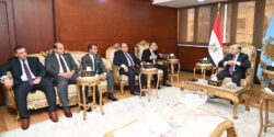 محافظ الغربية يستقبل رئيس واعضاء مجلس إدارة نادى قضاة مجلس الدولة بالغربية