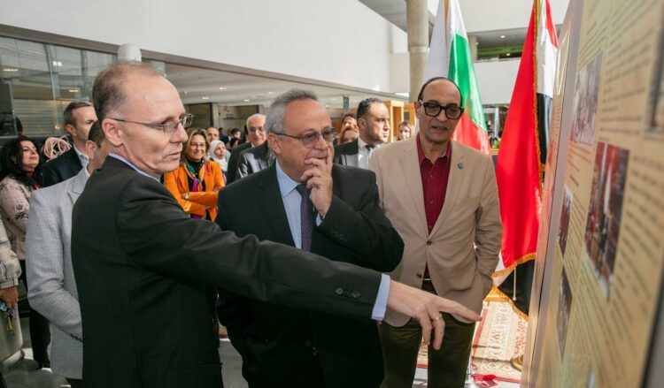 افتتاح معرض العقائد المصرية على ساحل البحر الأسود بمكتبة الإسكندرية