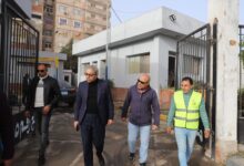 المهندس سامي قنديل يتفقد محطة 5 ومشروع إحلال خط الانحدار بالعجمي