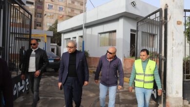 المهندس سامي قنديل يتفقد محطة 5 ومشروع إحلال خط الانحدار بالعجمي