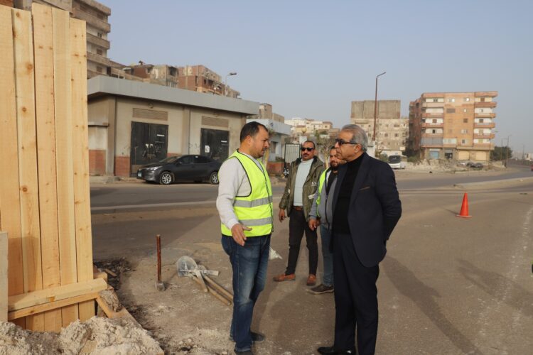 المهندس سامي قنديل يتفقد محطة 5 ومشروع إحلال خط الانحدار بالعجمي