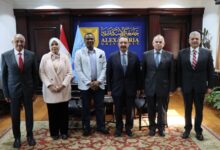 جامعة الإسكندرية تستقبل وفد جامعة ووسونج الكورية لبحث سبل التعاون المشترك