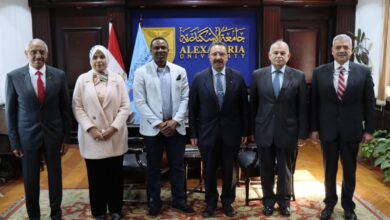 جامعة الإسكندرية تستقبل وفد جامعة ووسونج الكورية لبحث سبل التعاون المشترك