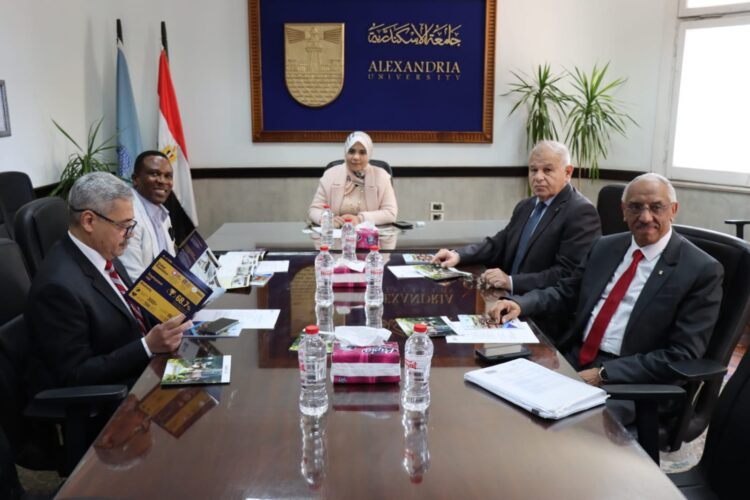 جامعة الإسكندرية تستقبل وفد جامعة ووسونج الكورية لبحث سبل التعاون المشترك