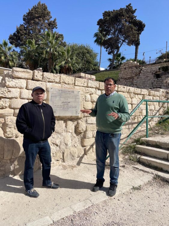 جولة للفائزيَن بجائزة مكتبة الإسكندرية العالمية فى عدة معالم سياحية