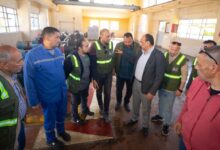 رئيس مياه الإسكندرية في جولة ميدانية لمحطات المياه والروافع ومراكز خدمة العملاء