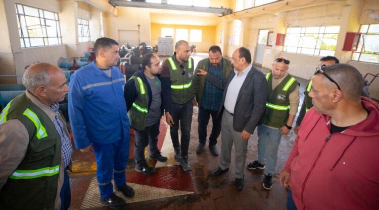 رئيس مياه الإسكندرية في جولة ميدانية لمحطات المياه والروافع ومراكز خدمة العملاء