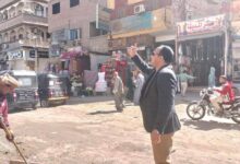 شريف حسين يتابع حملة أشغالات مكبره بمدينة ساقلتة