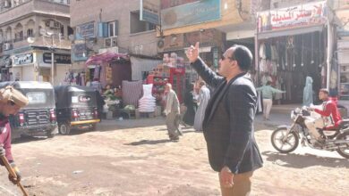 شريف حسين يتابع حملة أشغالات مكبره بمدينة ساقلتة