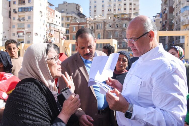 محافظ الإسكندرية جولة تفقدية بنطاق حي الجمرك لمتابعة المشروعات الكبرى