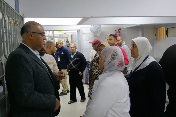 محافظ الإسكندرية يتفقد الموقف التنفيذي لمشروع توسعة كوبري المندرة