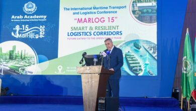 محافظ الإسكندرية يشهد افتتاح المؤتمر الدولي للنقل البحري واللوجستيات (مارلوج 15)