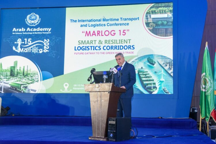 محافظ الإسكندرية يشهد افتتاح المؤتمر الدولي للنقل البحري واللوجستيات (مارلوج 15)