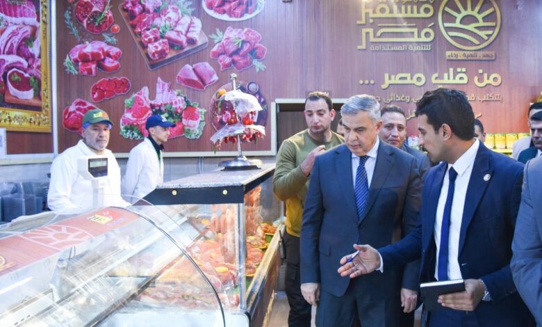 محافظ الإسكندرية يفتتح هايبر جهاز مستقبل مصر بالكيلو 21 نطاق حي العجمي