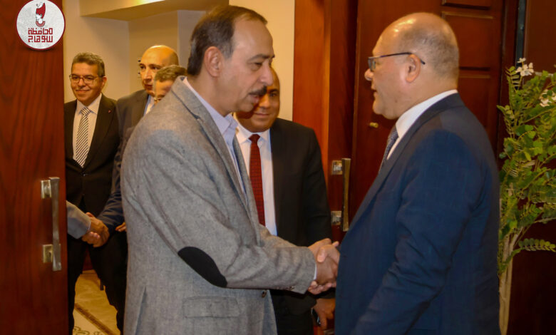 محافظ سوهاج يستقبل رئيس جامعة سوهاج للتهنئة بثقة القيادة السياسية