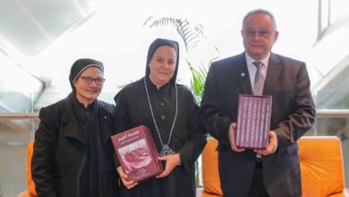 مكتبة الإسكندرية تستقبل وفد من دير الأنبا إبرام