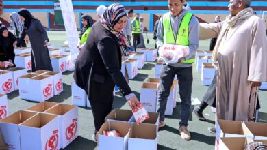 محافظ سوهاج ينيب رئيس مركز ومدينة سوهاج لتوزيع 1500 كرتونة مواد غذائية للأسر الأولى بالرعاية