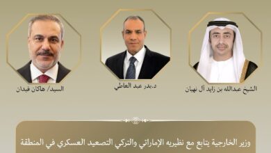 وزير الخارجية يتابع مع الإمارات وتركيا تداعيات التصعيد العسكري بالمنطقة