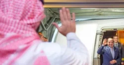 الرئيس السيسي يعود بسلامة الله إلى أرض الوطن