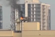 صاروخ يستهدف مهبط الطائرات بالسفارة الأمريكية في بغداد