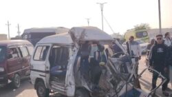 التحفظ على سائق حادث بلبيس بعد مصرع طفل وإصابة 10 تلاميذ