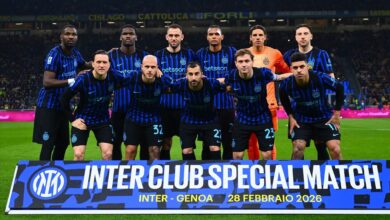 كريستيان كيفو يعلن تشكيل انتر ميلان لمواجهة كومو في كأس إيطاليا