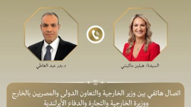 وزير الخارجية ونظيرته الأيرلندية يبحثان مستجدات الوضع الاقليمى وسبل احتواء التصعيد فى المنطقة