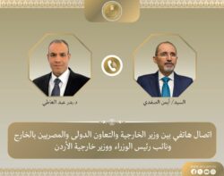 وزير الخارجية يبحث مع نظيره الأردني التصعيد العسكرى فى المنطقة