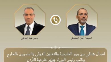 وزير الخارجية يبحث مع نظيره الأردني التصعيد العسكرى فى المنطقة