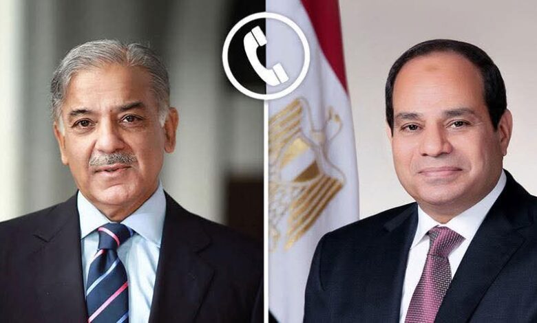 الرئيس السيسي تلقي اليوم اتصالًا هاتفيًا من رئيس الوزراء الباكستاني