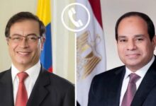 الرئيس السيسي تلقي اليوم اتصالًا هاتفيًا من الرئيس جمهورية كولومبيا