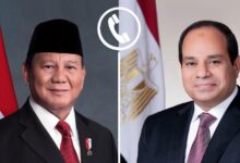 الرئيس السيسي تلقي اليوم اتصالًا هاتفياً رئيس إندونيسيا