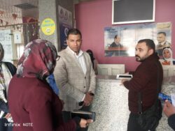 نائب المحافظ يتابع سير العمل داخل المركز التكنولوجي لخدمة المواطنين بحي فيصل