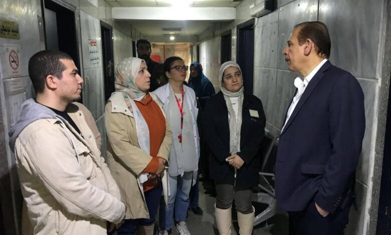 جولة مفاجئة لنائب وزير الصحة بمنشآت المعادي