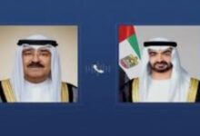 الإمارات والكويت تؤكدان اتخاذ جميع الإجراءات لصون أمنهما واستقرارهما.