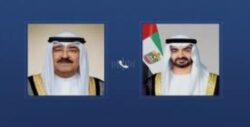 الإمارات والكويت تؤكدان اتخاذ جميع الإجراءات لصون أمنهما واستقرارهما.