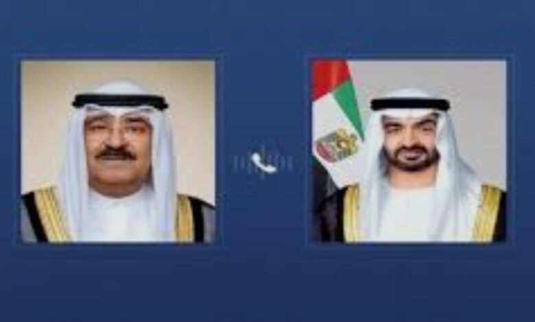 الإمارات والكويت تؤكدان اتخاذ جميع الإجراءات لصون أمنهما واستقرارهما.
