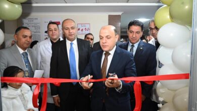 محافظ الغربية يفتتح قسم القسطرة القلبية بمستشفى زفتى العام
