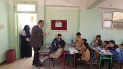 وكيل وزارة التربية والتعليم بالغربية يتابع مدارس ادارة السنطة التعليمية