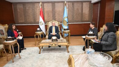  محافظ الغربية يبحث مع الهيئة القبطية الإنجيلية إطلاق مشروع “الطريق الأخضر لعالم أكثر أمانًا” 