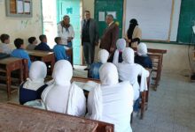وكيل وزارة التربية والتعليم بالغربية يتابع مدارس ادارة قطور 