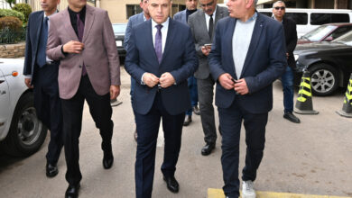 محافظ الغربية يهنئ العاملين بديوان عام المحافظة بعيد الفطر المبارك