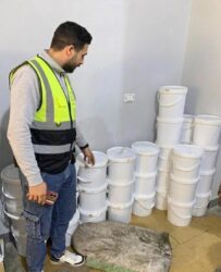 ضبط طن ونصف طحينة وعسل أسود مجهولة المصدر داخل مخزن “بير سلم” بالغربية